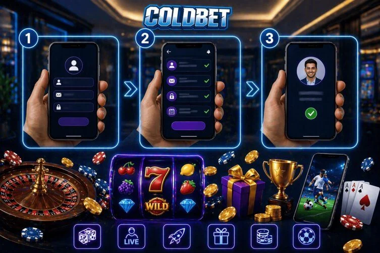 Coldbet registratsiya