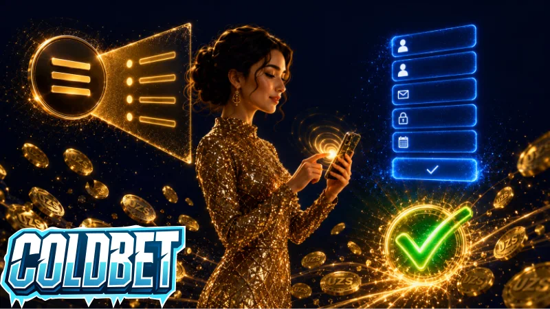 Coldbet регистрация с телефона в мобильной версии сайта за пару экранов